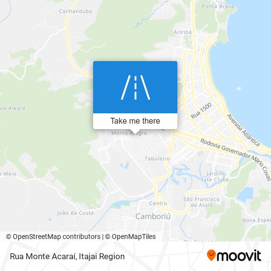 Rua Monte Acaraí map