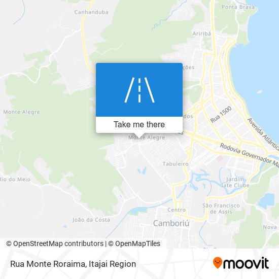 Rua Monte Roraima map