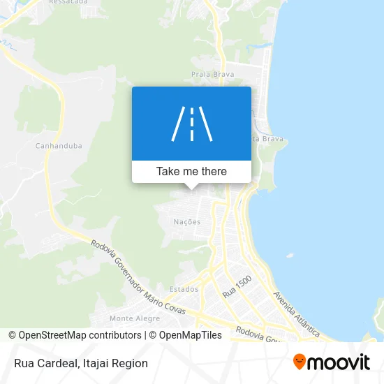 Rua Cardeal map