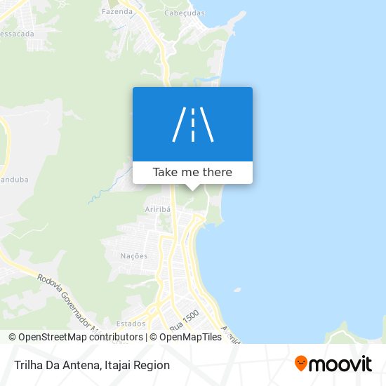 Trilha Da Antena map