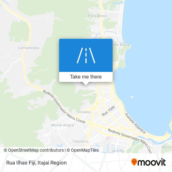 Mapa Rua Ilhas Fiji