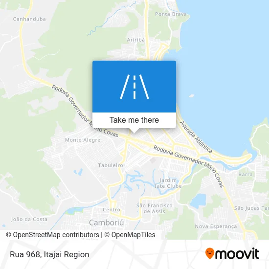 Rua 968 map