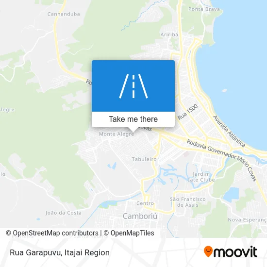 Rua Garapuvu map