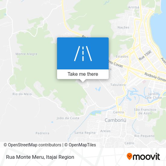 Rua Monte Meru map