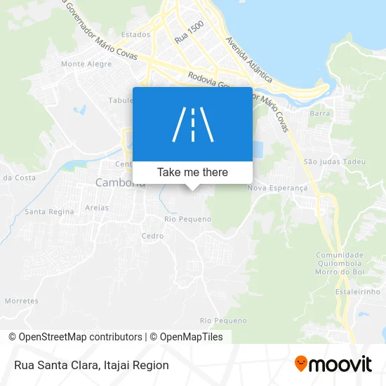 Rua Santa Clara map