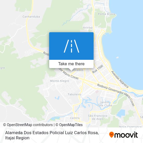 Alameda Dos Estados Policial Luiz Carlos Rosa map