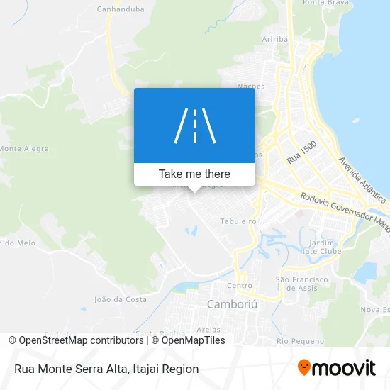 Rua Monte Serra Alta map