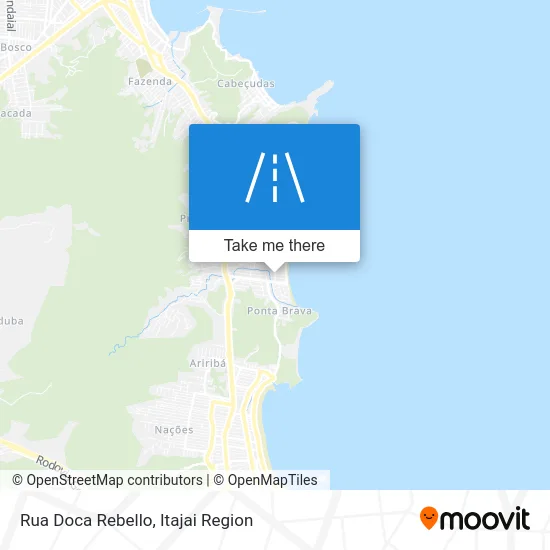 Rua Doca Rebello map