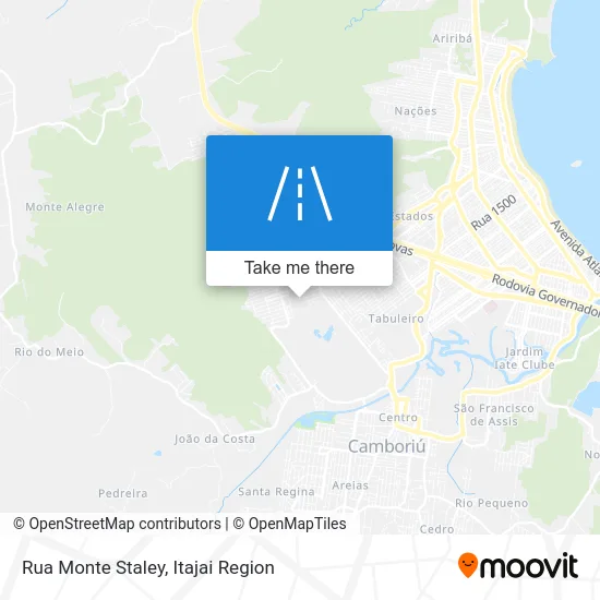 Rua Monte Staley map