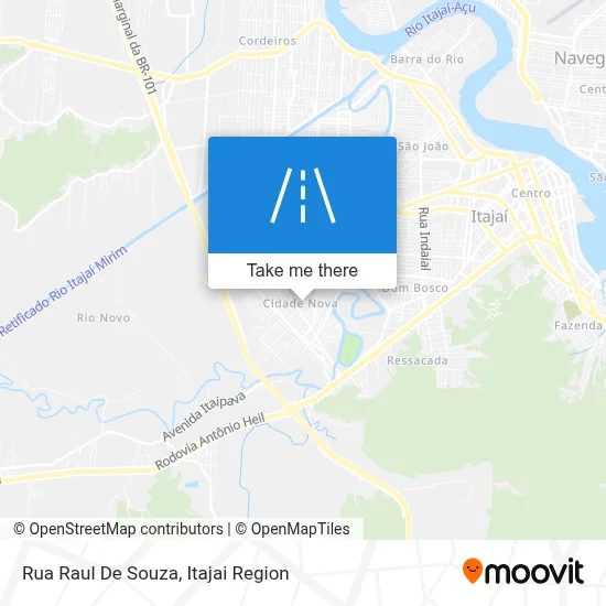 Rua Raul De Souza map