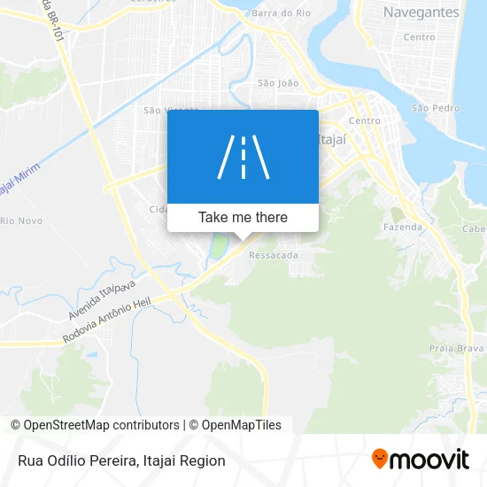 Rua Odílio Pereira map