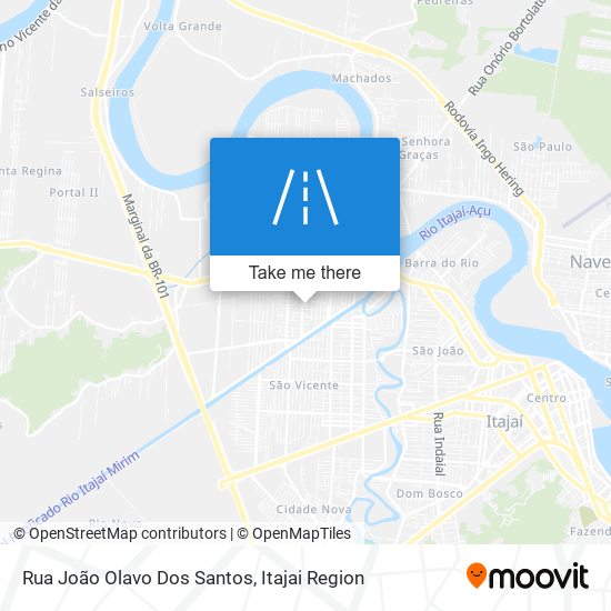 Rua João Olavo Dos Santos map