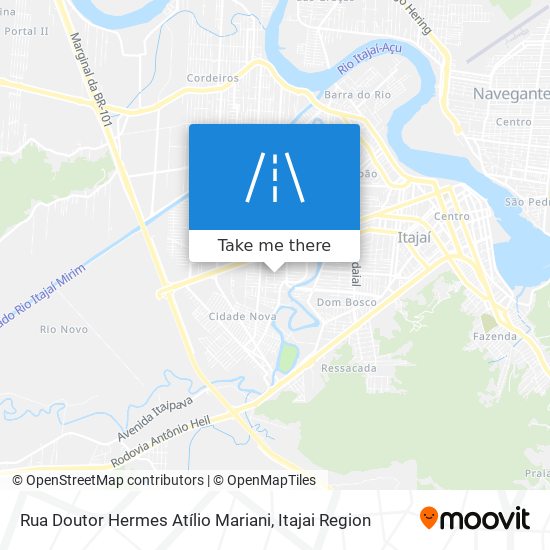 Mapa Rua Doutor Hermes Atílio Mariani