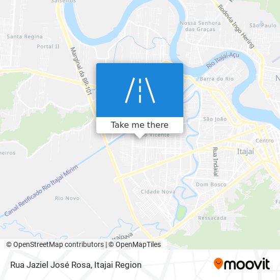 Mapa Rua Jaziel José Rosa