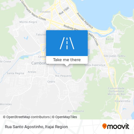 Rua Santo Agostinho map