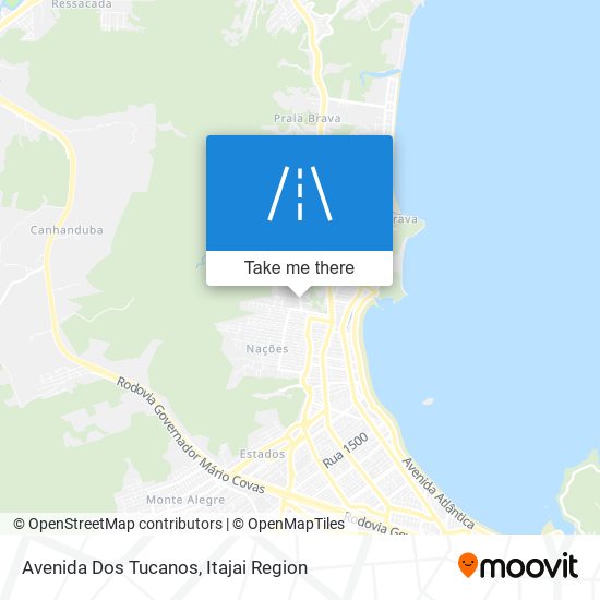Mapa Avenida Dos Tucanos
