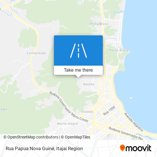 Mapa Rua Papua Nova Guiné