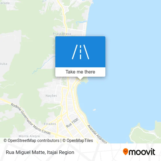Rua Miguel Matte map