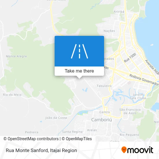 Rua Monte Sanford map