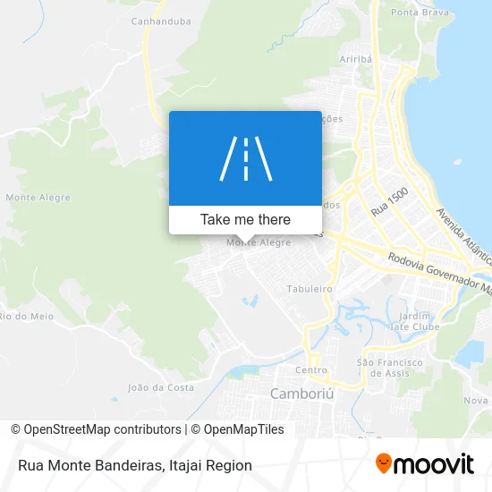 Rua Monte Bandeiras map