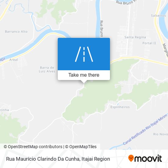 Mapa Rua Maurício Clarindo Da Cunha