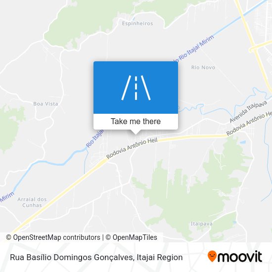 Rua Basílio Domingos Gonçalves map