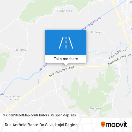 Mapa Rua Antônio Bento Da Silva