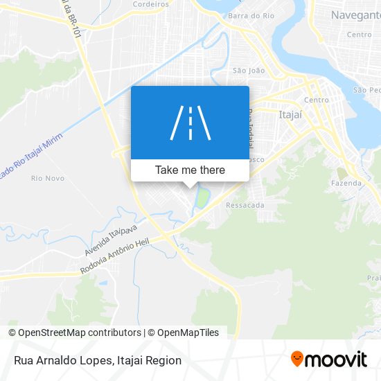 Mapa Rua Arnaldo Lopes