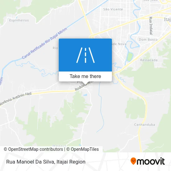 Rua Manoel Da Silva map