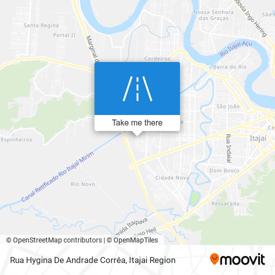 Rua Hygina De Andrade Corrêa map