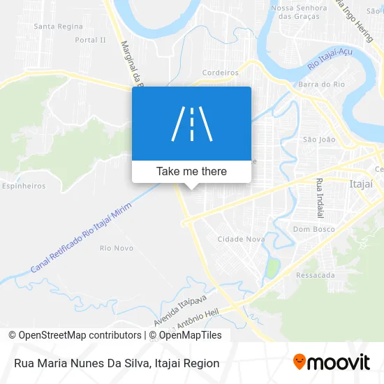 Rua Maria Nunes Da Silva map