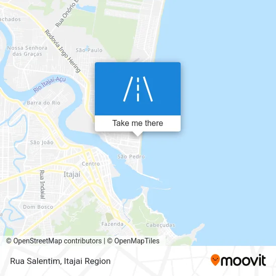 Rua Salentim map