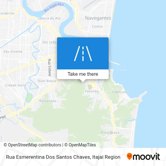 Rua Esmerentina Dos Santos Chaves map