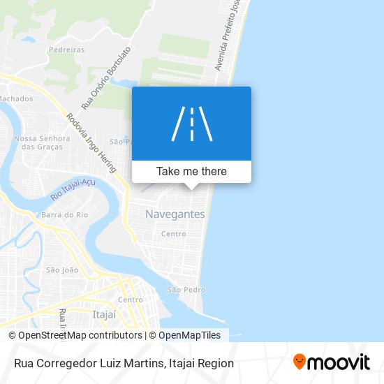 Mapa Rua Corregedor Luiz Martins