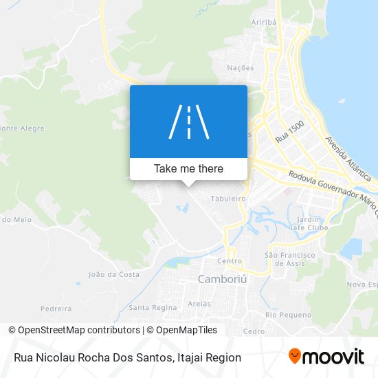 Mapa Rua Nicolau Rocha Dos Santos