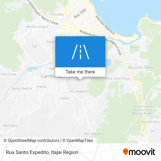 Rua Santo Expedito map