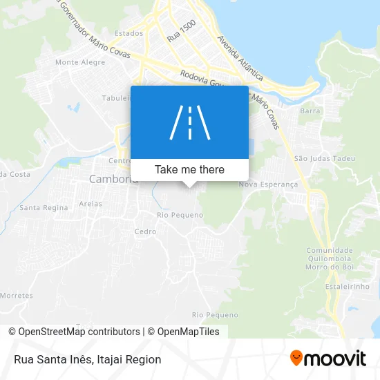 Rua Santa Inês map