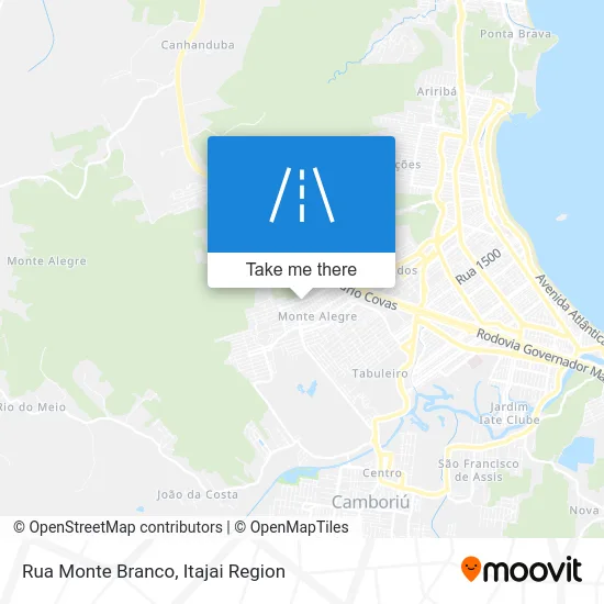Rua Monte Branco map