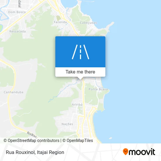 Rua Rouxinol map
