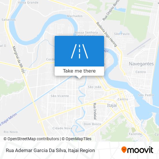 Rua Ademar Garcia Da Silva map