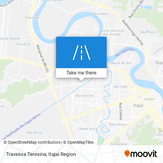 Mapa Travessa Teresina