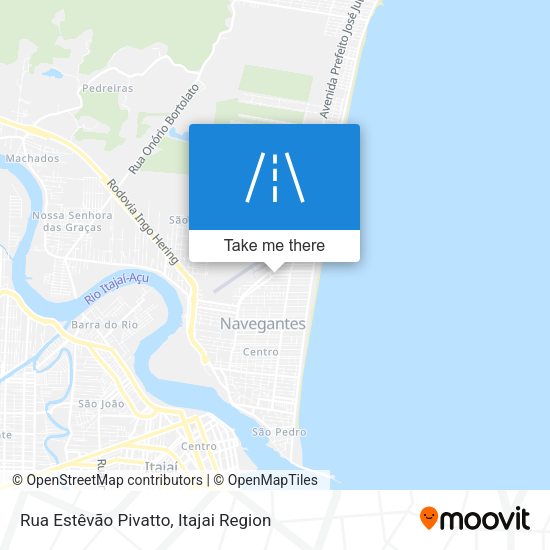 Rua Estêvão Pivatto map