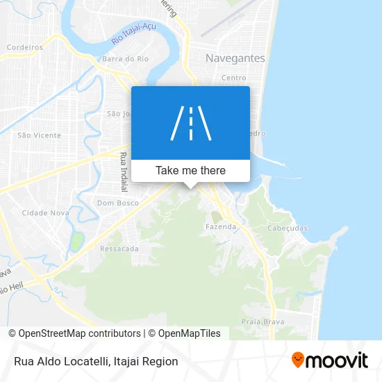 Rua Aldo Locatelli map