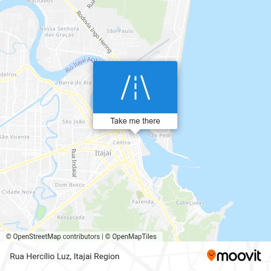 Rua Hercílio Luz map