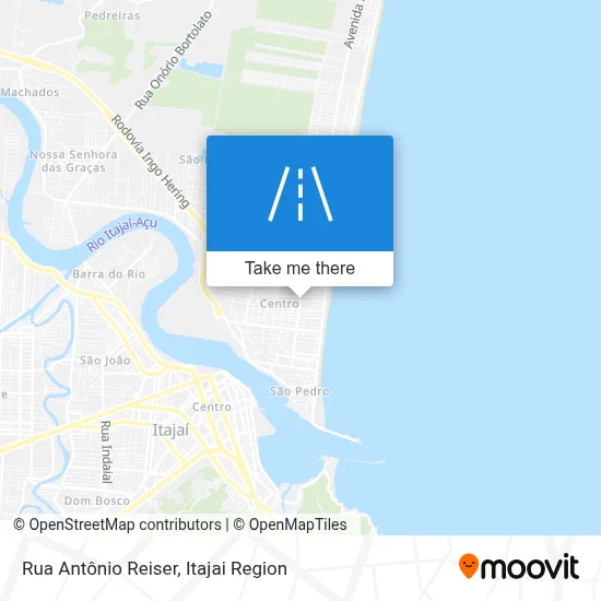 Rua Antônio Reiser map