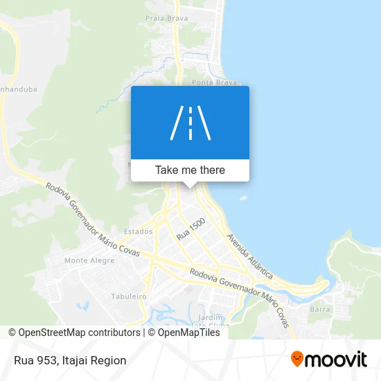 Rua 953 map