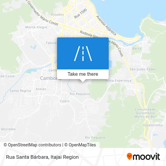 Rua Santa Bárbara map