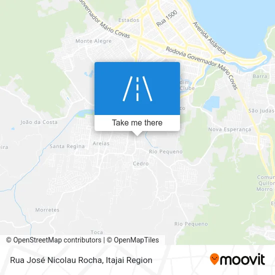 Rua José Nicolau Rocha map