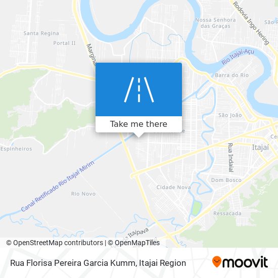 Mapa Rua Florisa Pereira Garcia Kumm