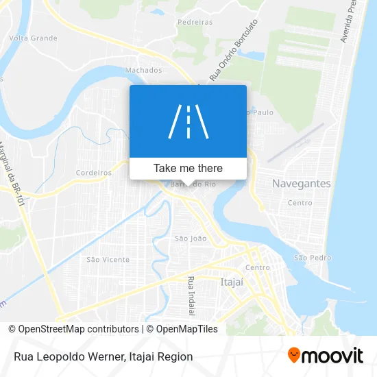 Rua Leopoldo Werner map
